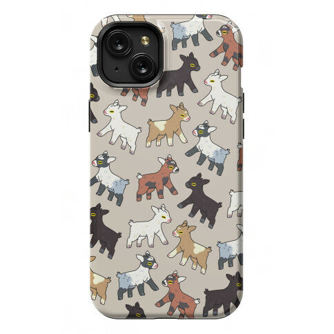 Baby Goats On Baby Goats Pattern Phone Case